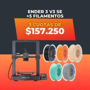 Kit Ender 3 v3 SE + 5 filamentos